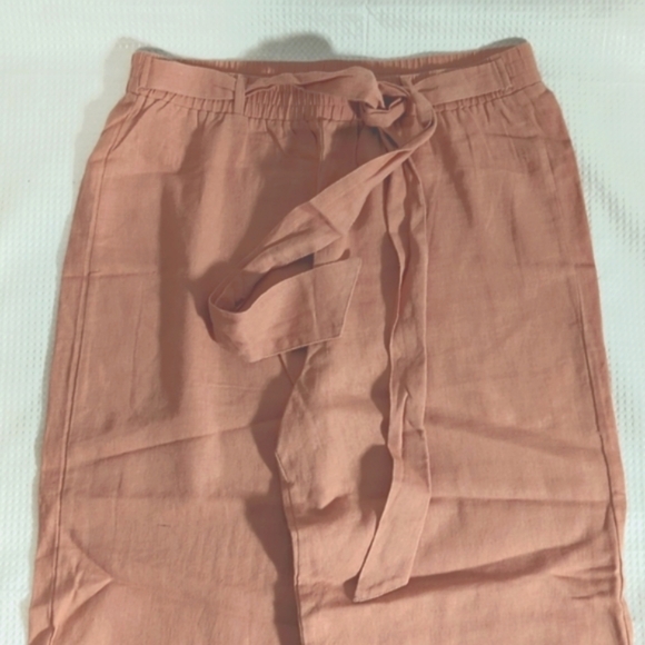 NEW w TAGS U2B High Rise Baggy Linen Pant - Picture 2 of 6